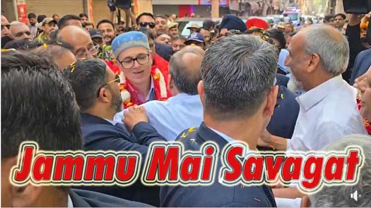 Darbar move CM #OmarAbdullah ka #jammu mai Jordar Savagat