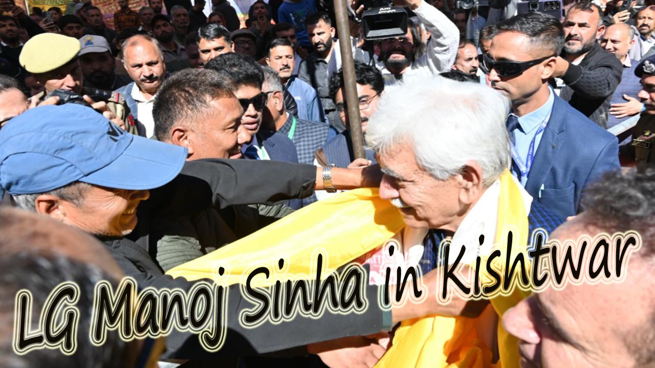 BRO will reconstruct Atholi to Machail Mata Road, build a new bridge in Chishoti, and BSNL to set up new 4G towers: LG Sinha