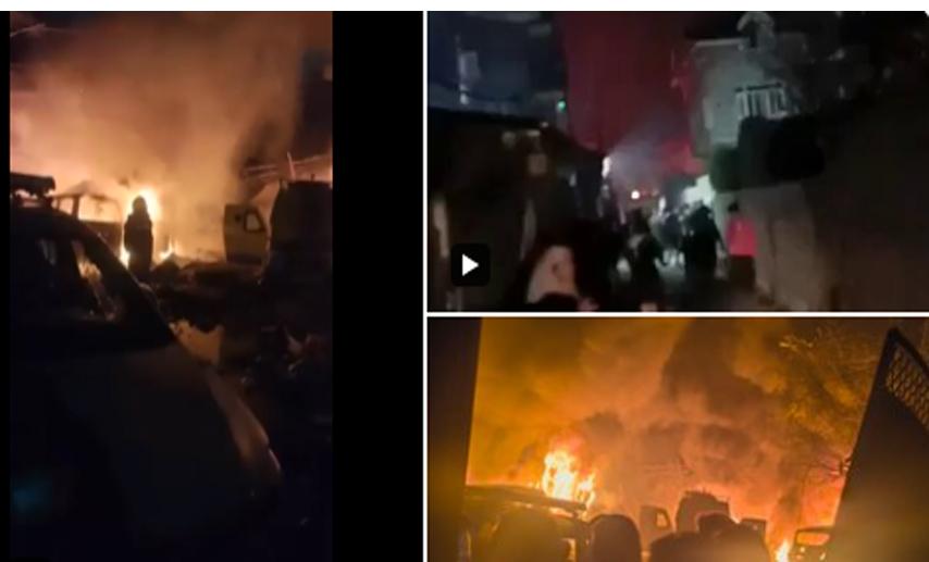 श्रीनगर: नौगाम पुलिस थाने में धमा@का