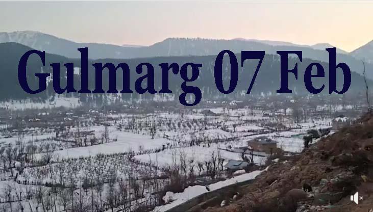 Jammu and Kashmir #gulmarg शाम के समय खूबसूरत दृश्य