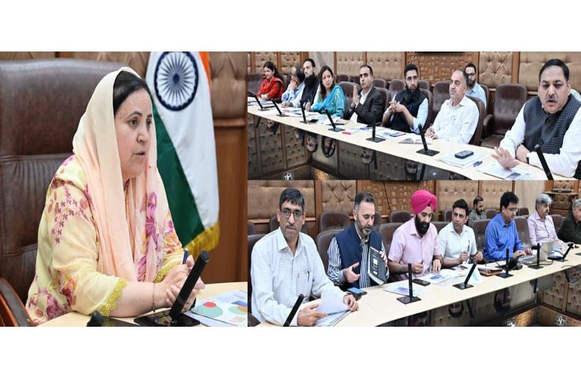 Take firm action against Private schools indulging in arbitrary fee hikes, imposing unjustified financial burdens on parents: Sakeena Itoo directs JKBOSE authorities