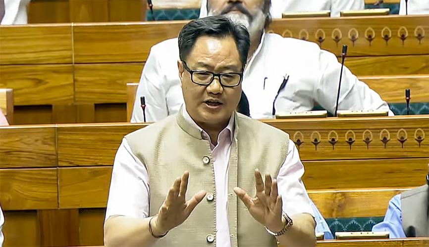 Govt Ready for Detailed Discussion on NEET Paper Leak in Parliament, Says Kiren Rijiju