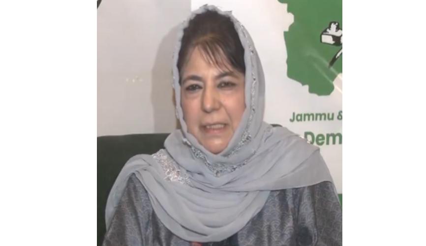 NC normalising post-2019 changes by limiting J&K issue to statehood: Mehbooba Mufti