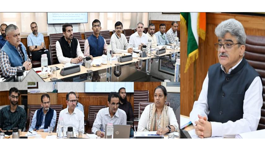 CS sets in motion Population Enumeration Phase of Census-2027 in snow-bound areas of J&K