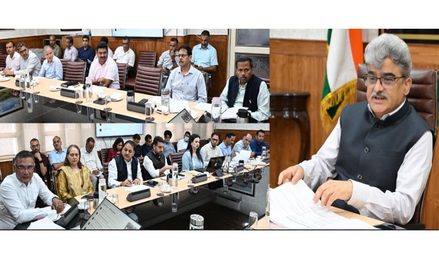 CS Dulloo directs faster execution of MHA-approved ₹1,579 Cr disaster recovery package in J&K