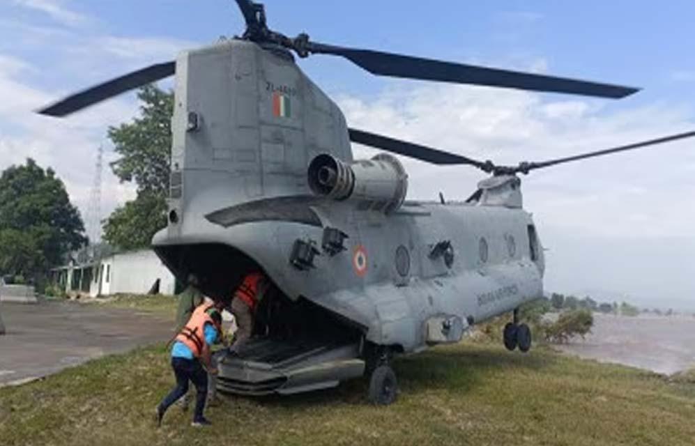 IAF deploys Chinook, C-130s for flood relief ops in Jammu and Punjab