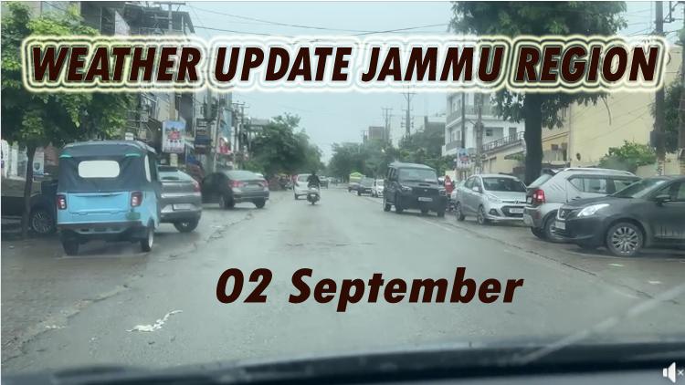 Weather Update Jammu Region आज कई इलाक़ों में बारिश 🌧️ ; कल मौसम साफ़ होने की संभावना