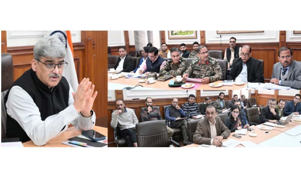 CS Dulloo Reviews Progress Of Major Highways And Tunnels Across J&K