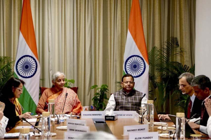 FM holds pre-budget consultations with energy, infra industry leaders