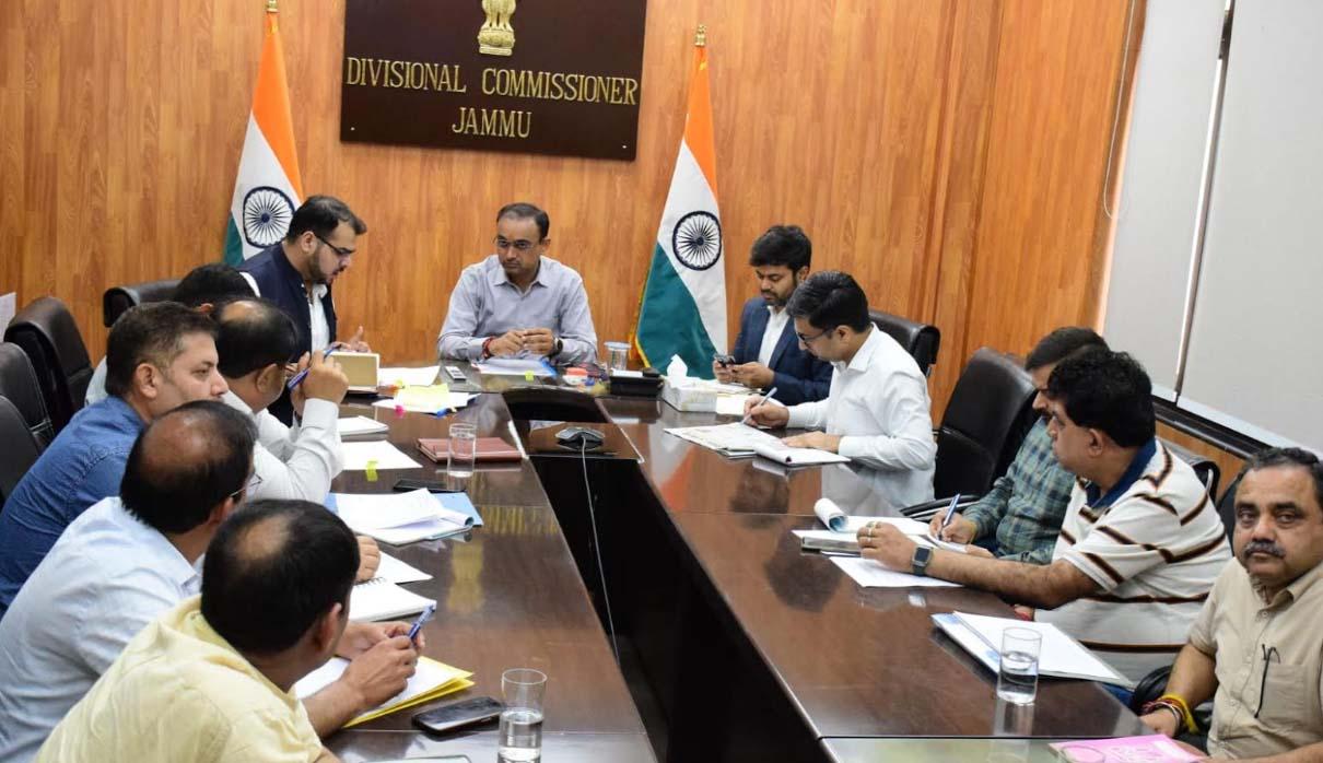Div Com Jammu reviews restoration of public amenities disrupted by windstorm
