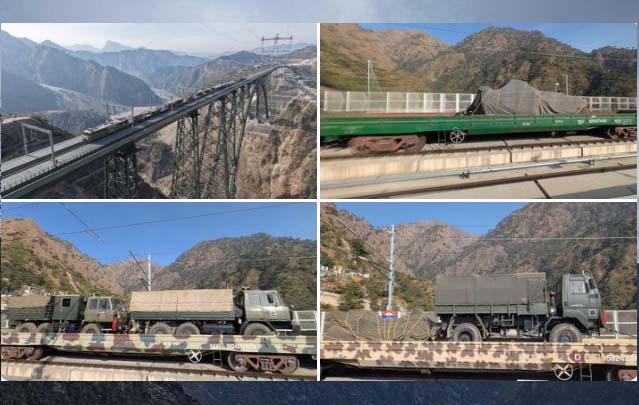 Army inducts tanks, artillery into Kashmir via military special train