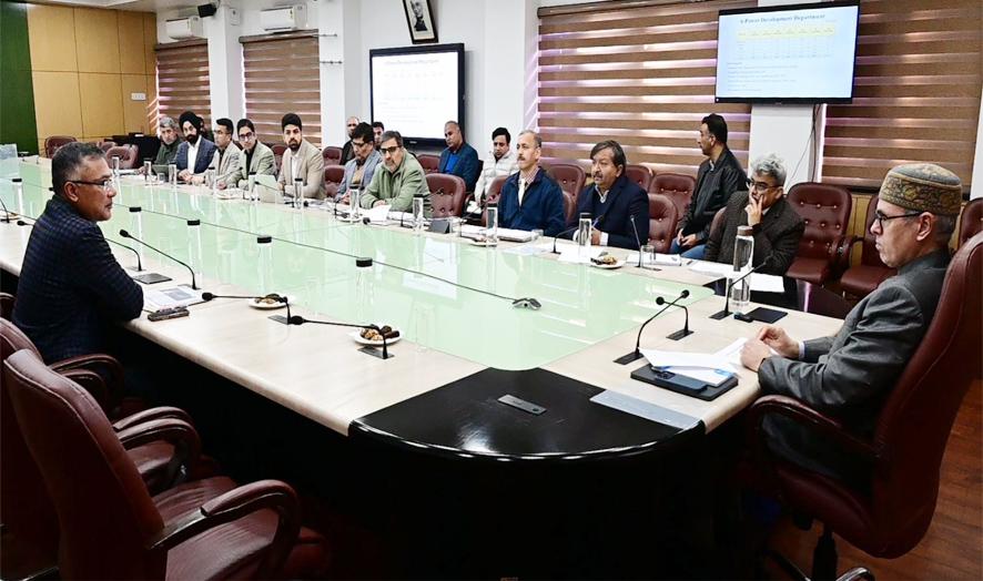 CM Omar Abdullah chairs pre-budget consultation meeting with key departments ahead of budget session