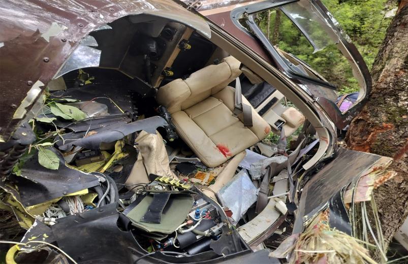 5 dead, 2 injured in helicopter crash in Uttarakhand