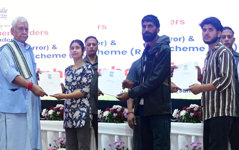 LG Manoj Sinha announces relaxation in Compassionate Appointments, says 438 get approval letters