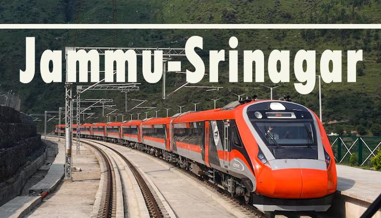 Jammu-Srinagar के बीच चलने वाली #vandhebharat train को कल रेल मंत्री दिखाएंगे हरी झंडी