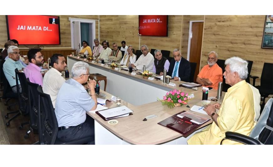 Lieutenant Governor chairs high-level meeting on upcoming International Museum of Goddess at Katra