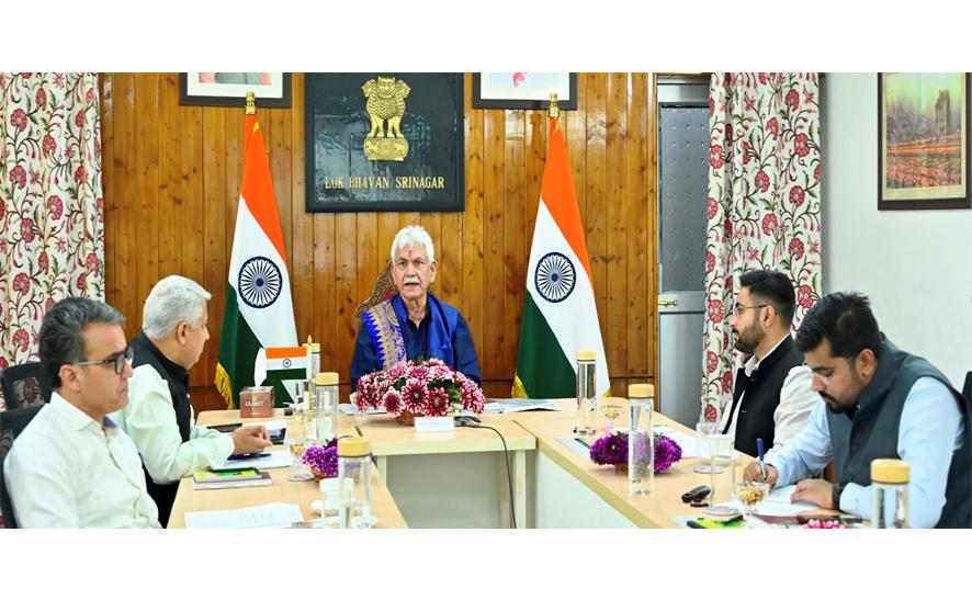 Lieutenant Governor chairs the Annual General Meeting of Indian Red Cross Society, J&K