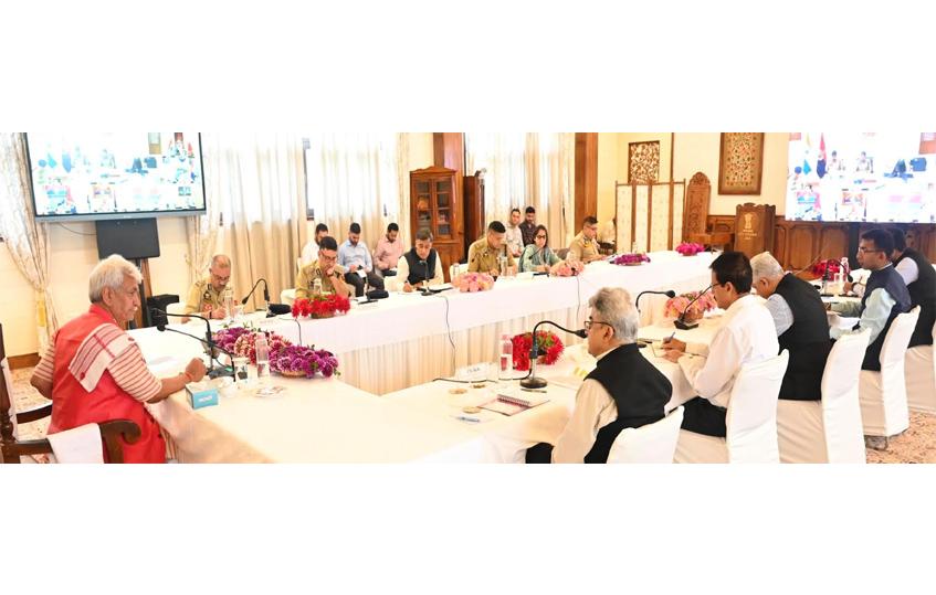 Lieutenant Governor reviews security scenario in J&K