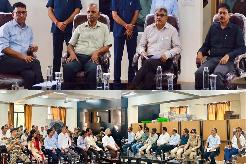 Chief Secretary inspects progress on High Security Prison at Dambra, Kathua