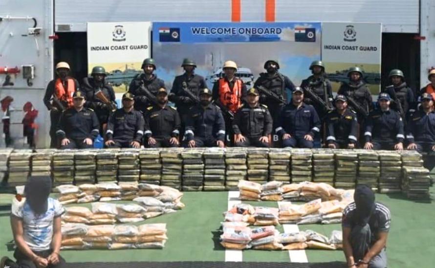 Gujarat ATS, Coast Guard arrest 5 Pakistanis; seize 526 kg of drugs: Amit Shah