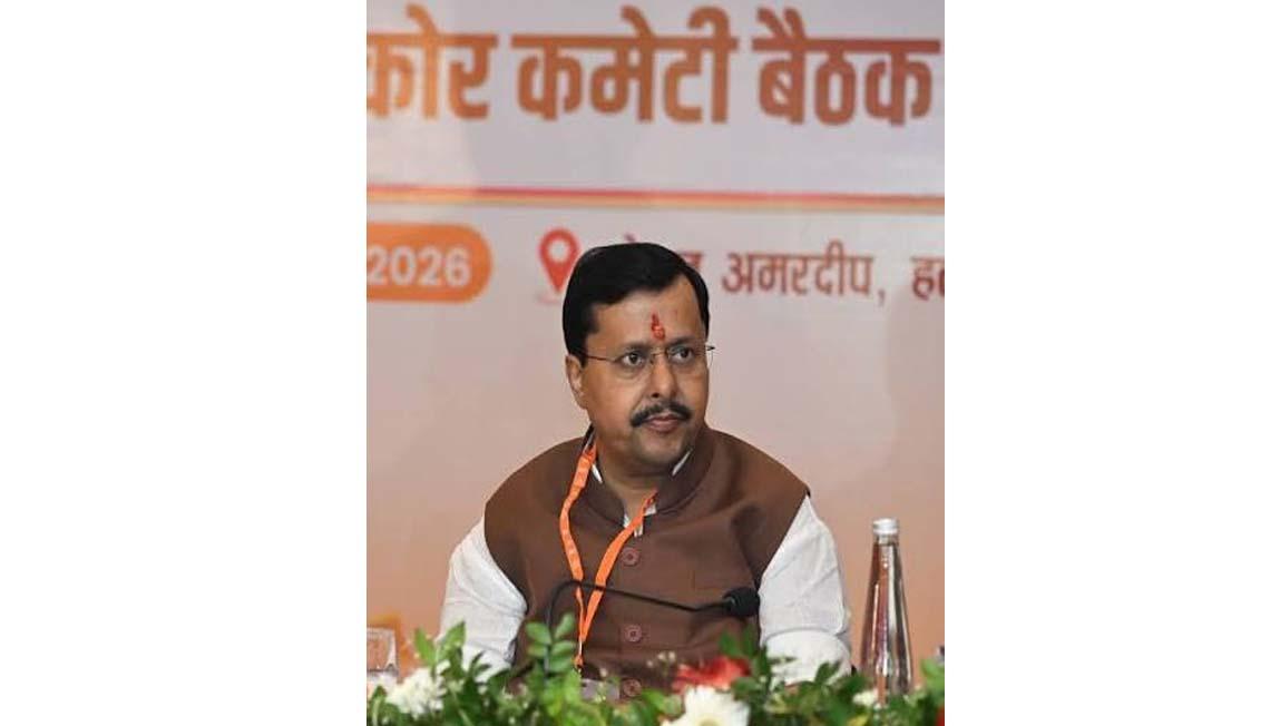 Nitin Nabin chairs BJYM’s national executive meeting