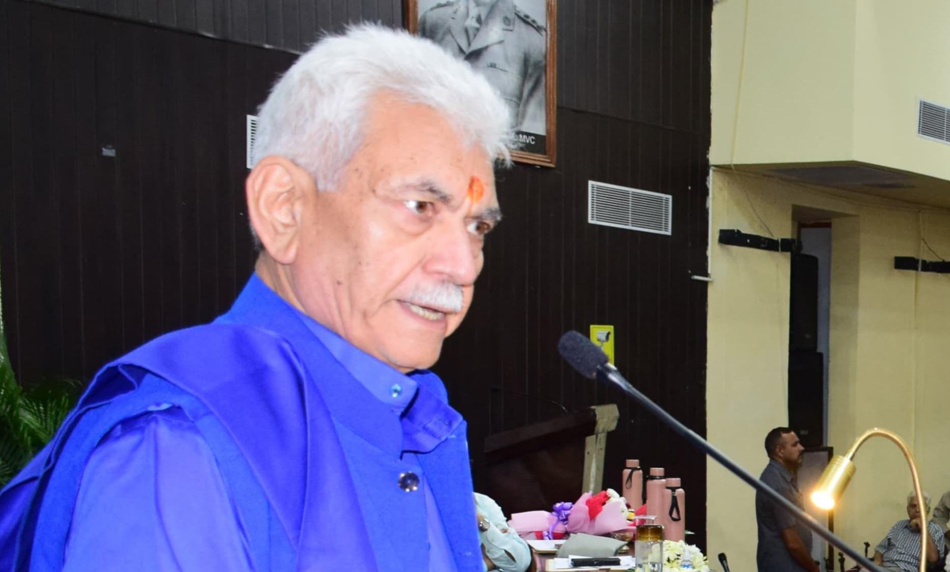 New Criminal Laws major step to strengthen zero tolerance against terrorism in J&K: LG Manoj Sinha