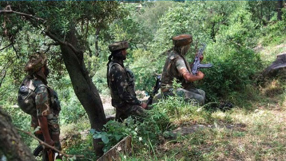 Two terrorists killed as Security Forces foil infiltration attempt in Keran Sector