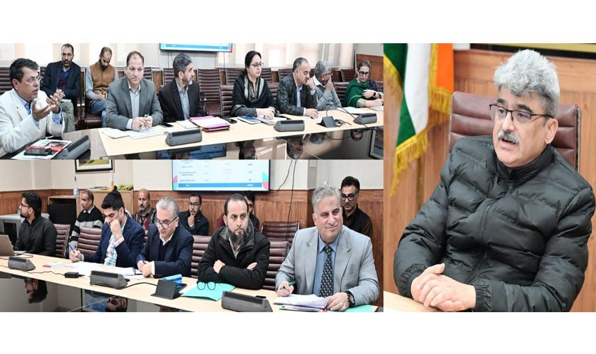 Chief Secy stresses long term roadmap to elevate Higher Education in J&K