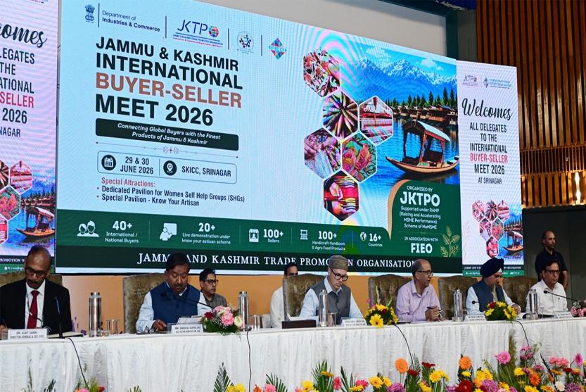 CM inaugurates J&K Buyer-Seller Meet, calls for export push through artisans, women, entrepreneurs