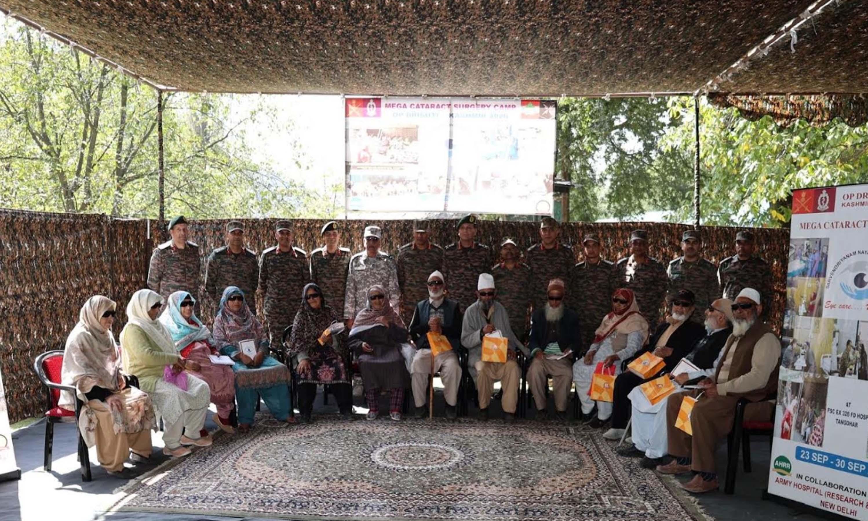 J&K LG Manoj Sinha lauds Armed Forces for successful eye camp