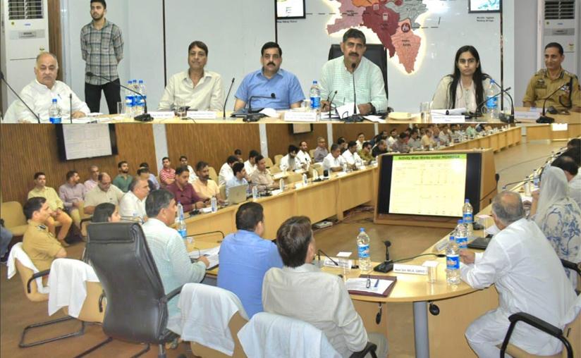MP Jugal Kishore chairs DISHA meet at Reasi