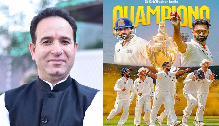 LoP Sunil Sharma congratulates J&K Cricket team on historic Ranji Trophy victory