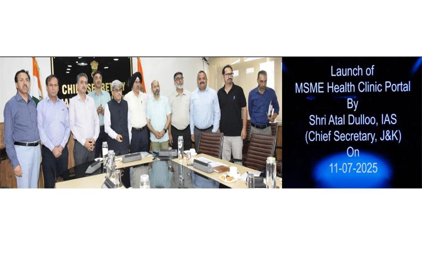 CS launches first ever MSME Health Clinic to revive sick Industrial Units