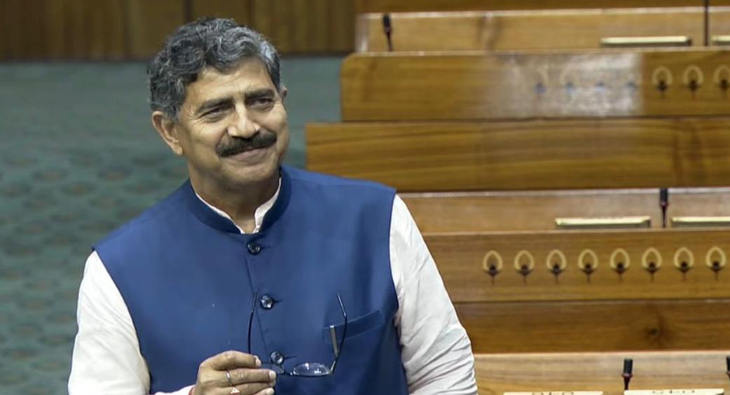 Member of Parliament Jugal Kishore Sharma Pitches for Jammu-Katra Rail Line Doubling in Lok Sabha; Addresses House in Mother Tongue Dogri
