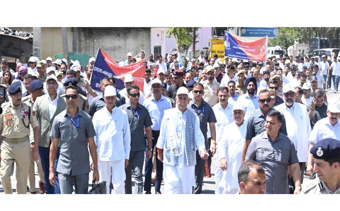Lieutenant Governor Led Nasha-Mukt J&K Campaign in Reasi