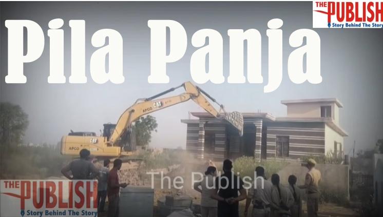 Police Demolish House of Alleged Drug Peddler Falla Gujjar in Bishnah Crackdown