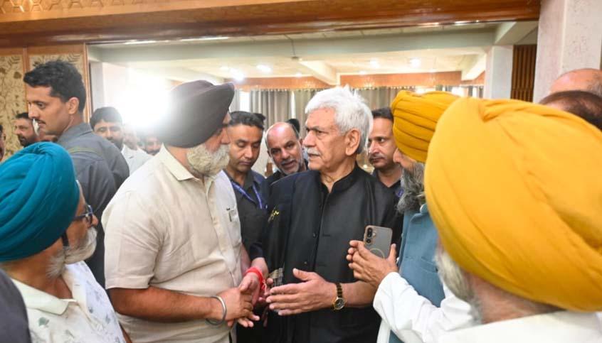 Lieutenant Governor Met with Civil Society Groups, Business Leaders, and Religious Heads to Discuss the Shri Amarnath Ji Yatra