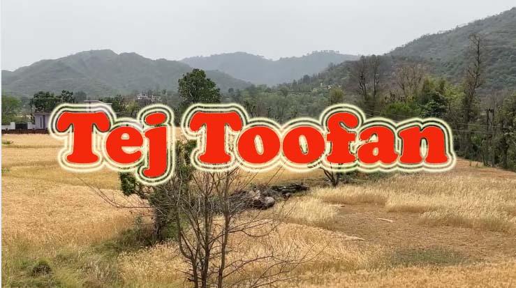 Jammu: फिर चला तेज तूफ़ान; गेहूँ की फसल को भारी नुक़सान