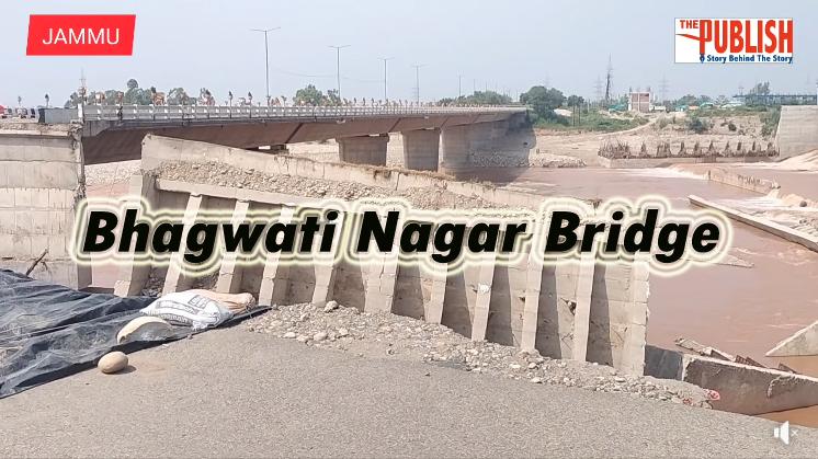 The fourth bridge, also known as the Bhagwati Nagar Bridge, was rebuilt by the Indian Army after it collapsed due to heavy rains.There was a lot of traffic on Canal Road.