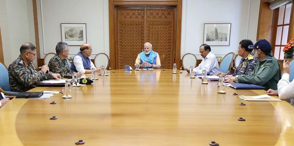 PM Modi chairs high-level meeting with Defence Minister Rajnath Singh, CDS and armed forces chiefs