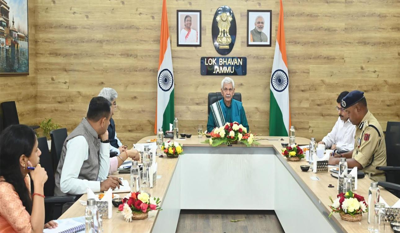 Lieutenant Governor chairs meeting with DCs, SSPs; Calls for ‘Zero Tolerance’ Policy against Drug Menace