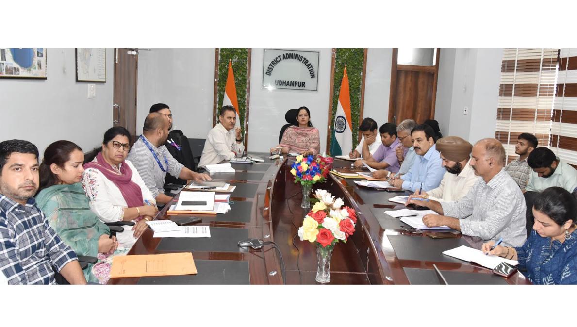 Udhampur ranks first in UT for implementation of HADP in July 2025