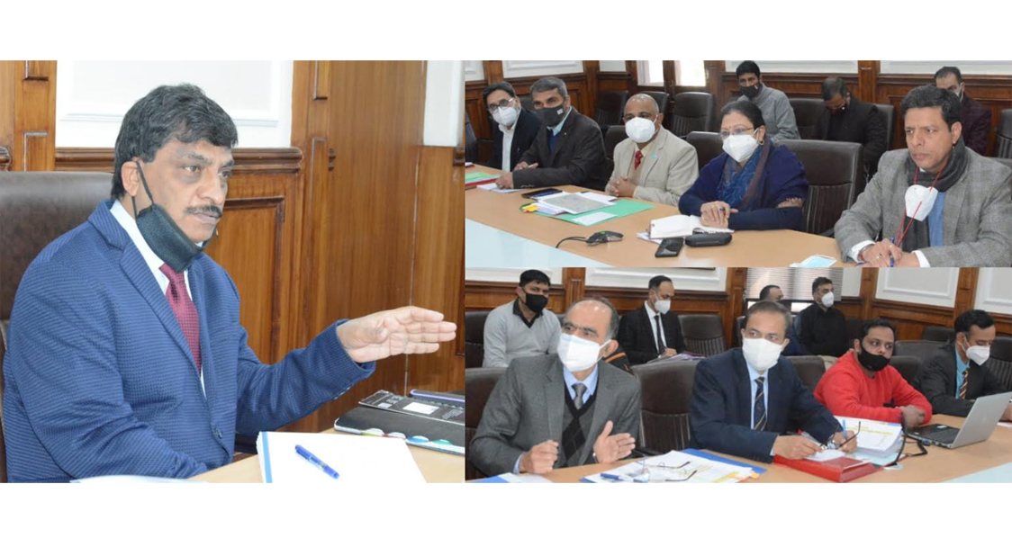 CS reviews UT capex of Forest department and calls for ramping up plantation in both forest and non forest areas