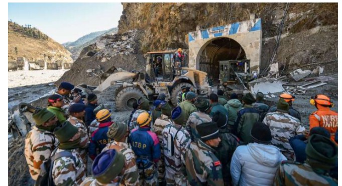 Uttarakhand disaster: 32 dead, over 170 still missing; rescue agencies deploy drones at Tapovan tunnel