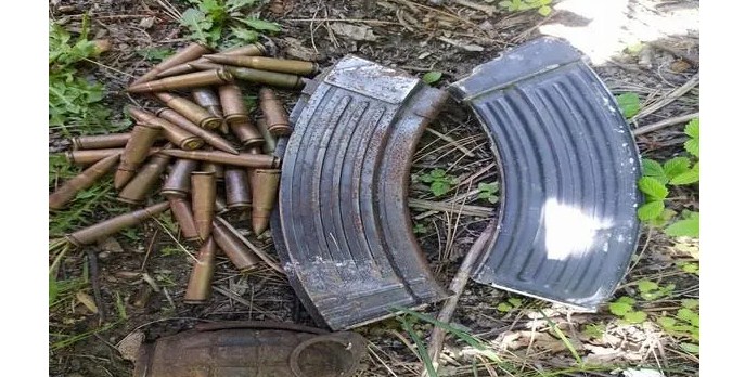 Ammunition recovered from forest area in J-K's Gandebal