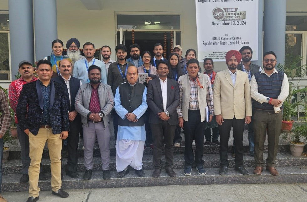 IGNOU Regional Centre Jammu celebrates 39th Foundation Day of IGNOU