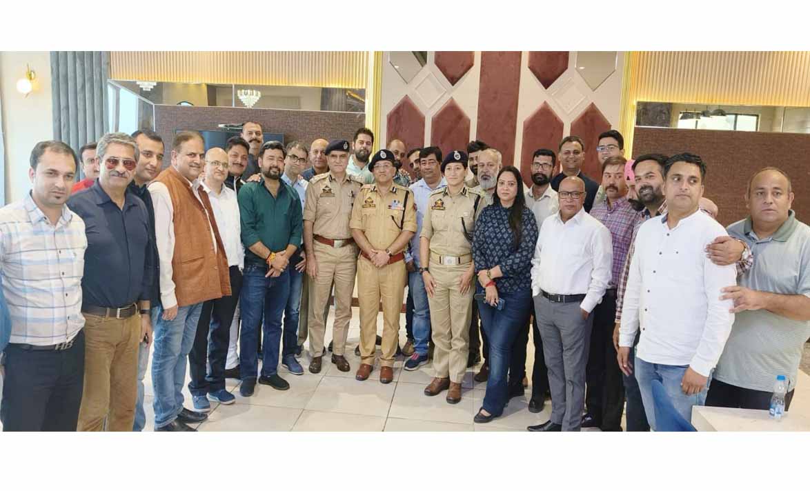 IGP, Jammu Zone, holds an Interactive session with Jammu based Journalists