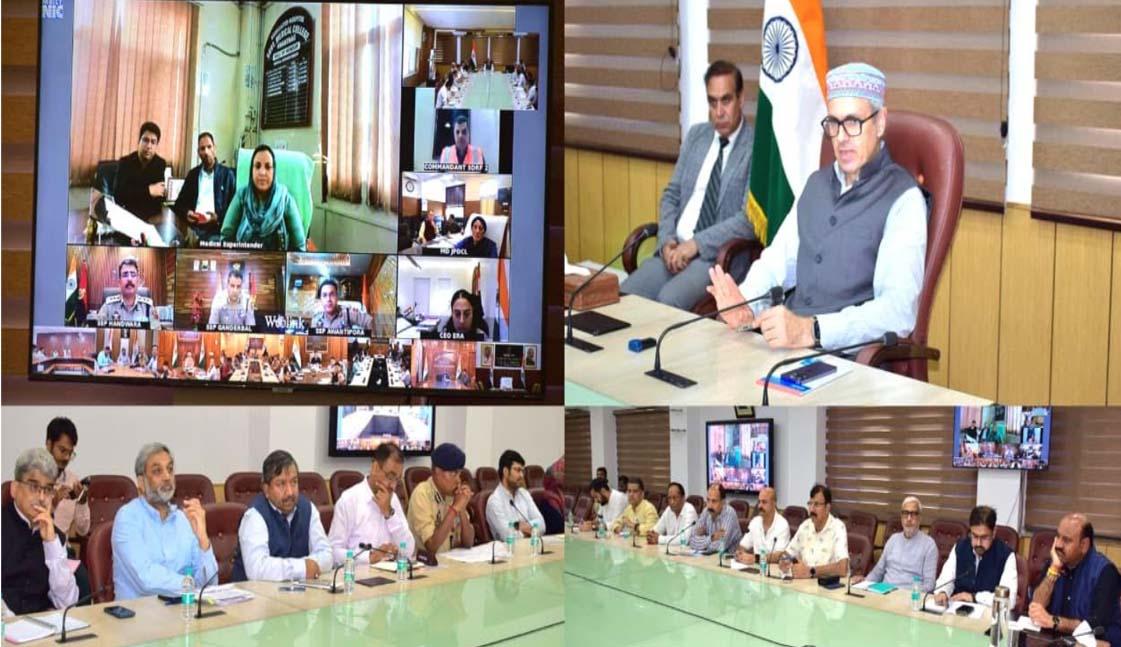 CM Omar Abdullah chairs high-level meeting on relief and restoration measures in Jammu