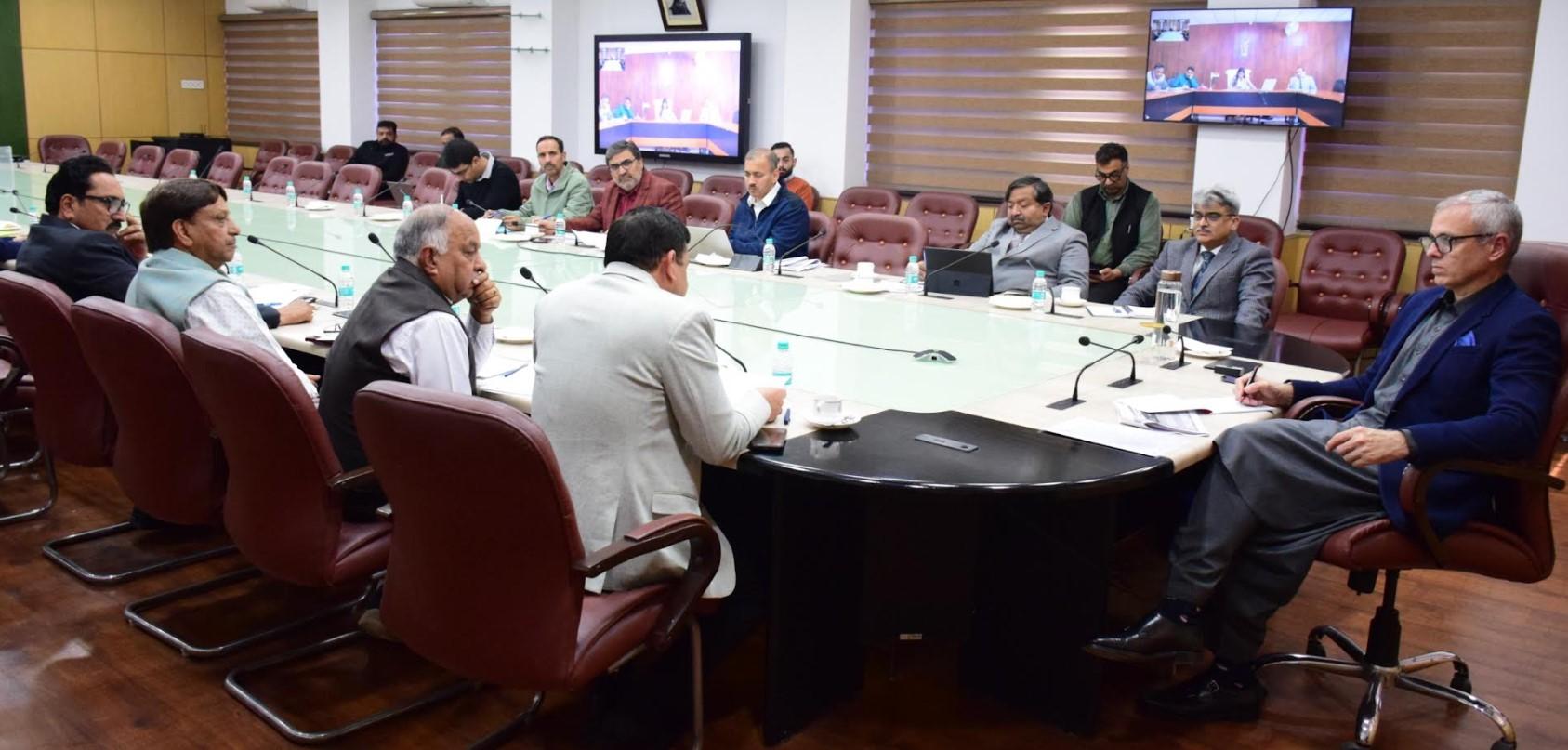 CM Omar Abdullah chairs pre-budget consultation meetings with various stakeholders