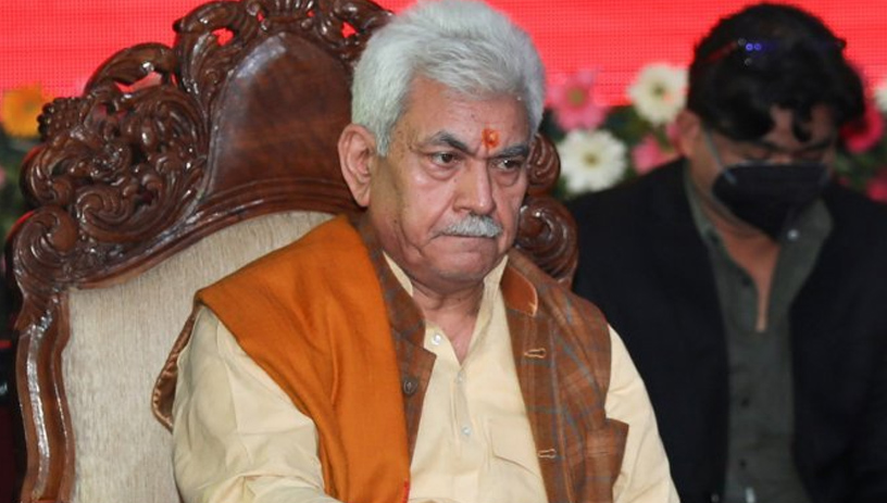 J&K LG Manoj Sinha condemns killing of sarpanch by terrorists in Baramulla